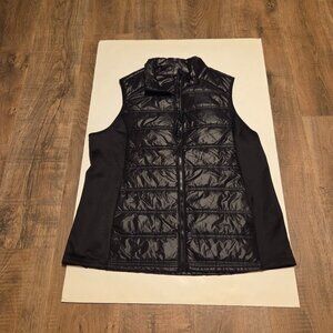 Avia Black Puffer Vest - Size XXL - Performance Quilted Black Vest